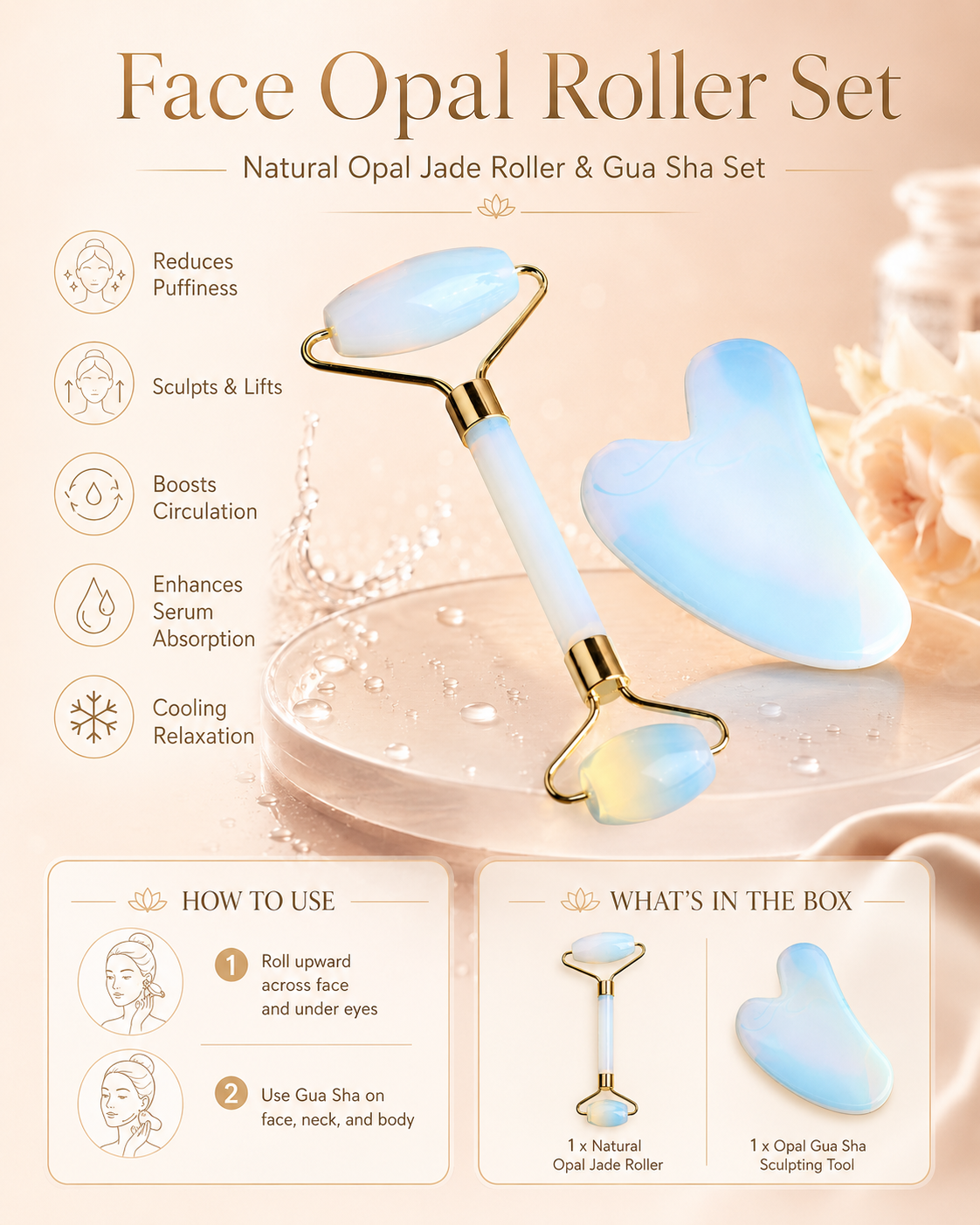 Face Opal Roller Set