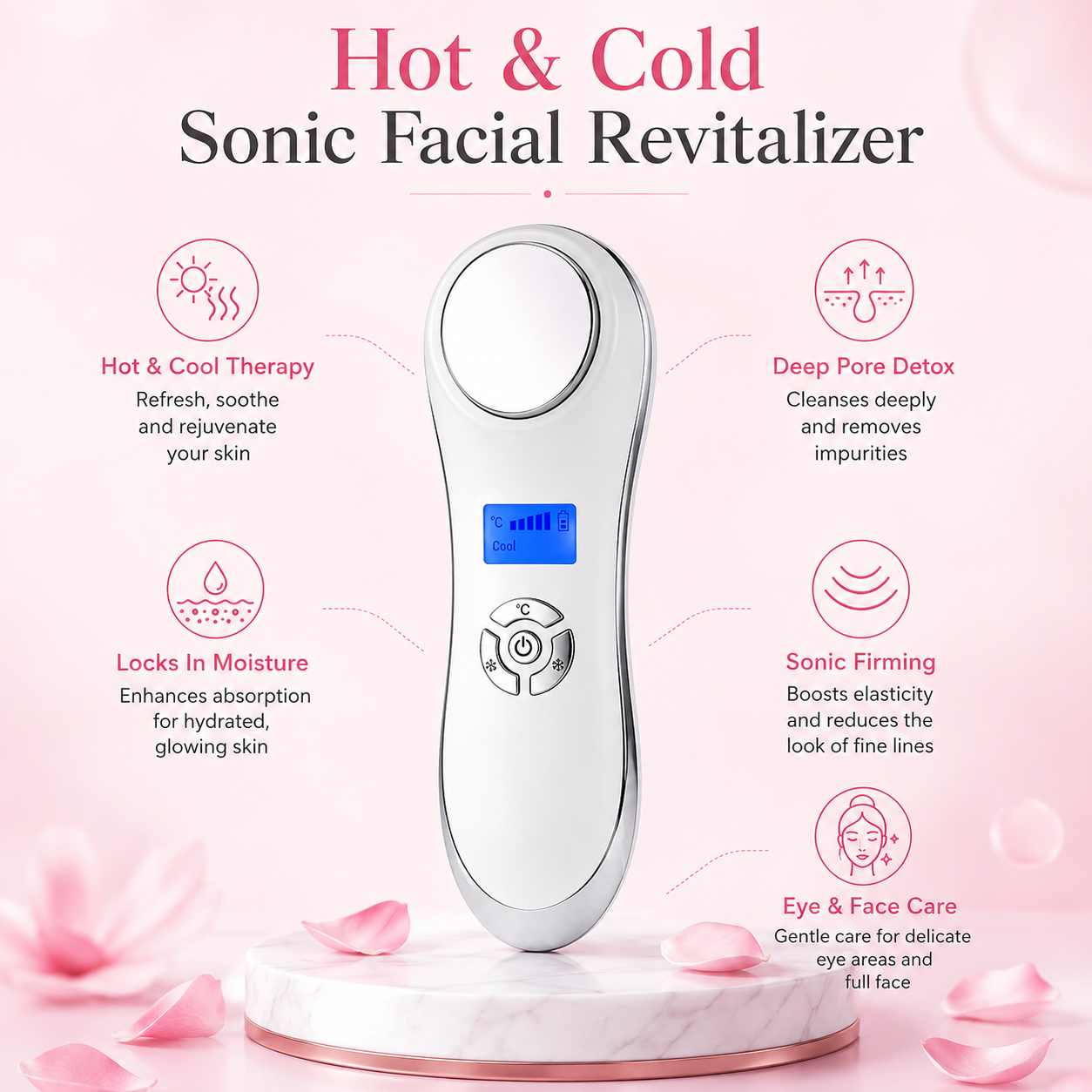 Ultrasonic Face Lift Skin Tightening Deep Facial Device