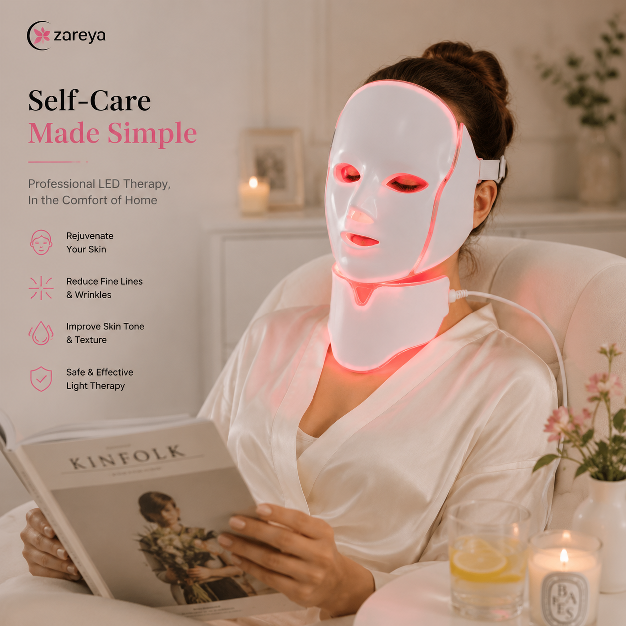 LED Photon Rejuvenation Face Mask