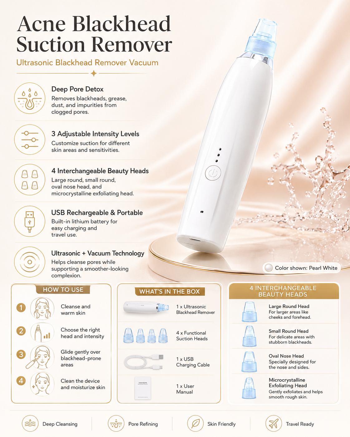 Acne Blackhead Suction Remover