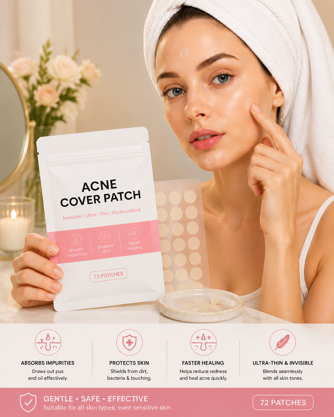 Acne Cover Patch (72pc)
