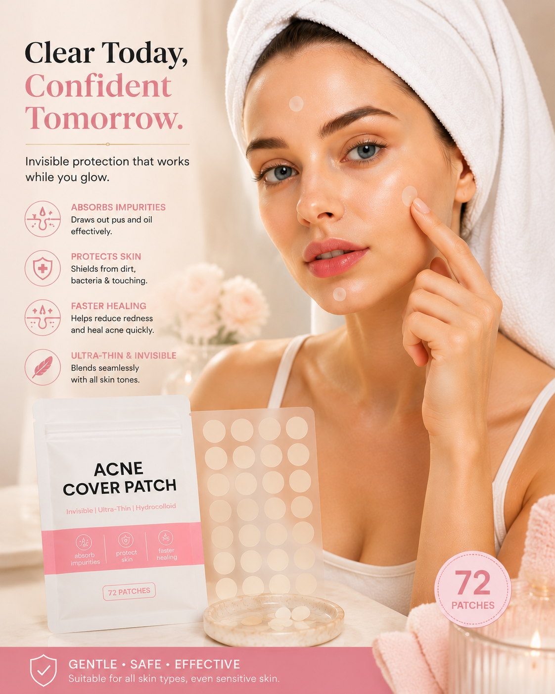 Acne Cover Patch (72pc)