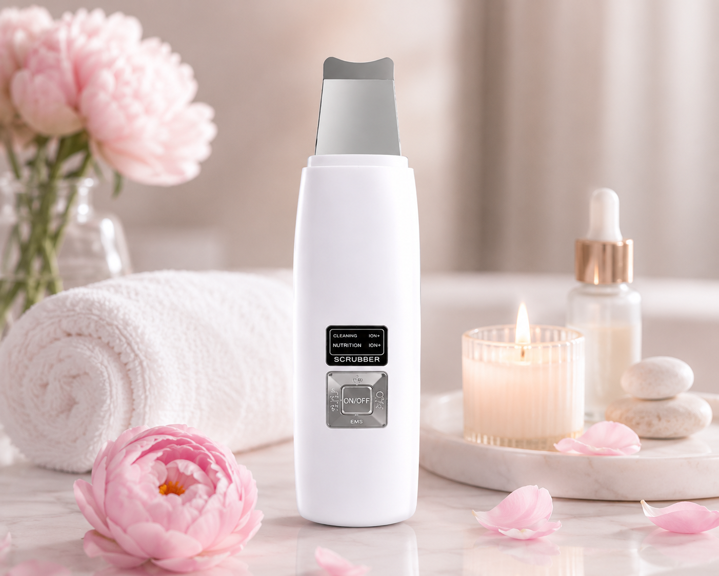 Ultrasonic Skin Scrubber for Deep Pore Cleansing