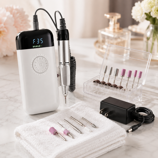 Professional Rechargeable Nail Drill & Electric Manicure Set