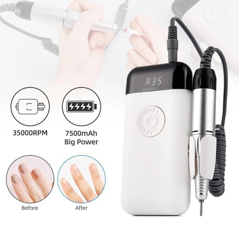 Professional Rechargeable Nail Drill & Electric Manicure Set